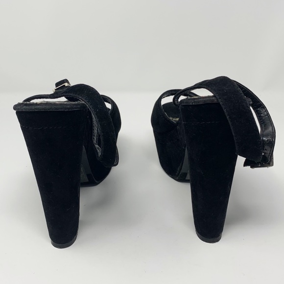 RUE21 Open Toed Platform Ankle Strap Heels - Picture 7 of 9